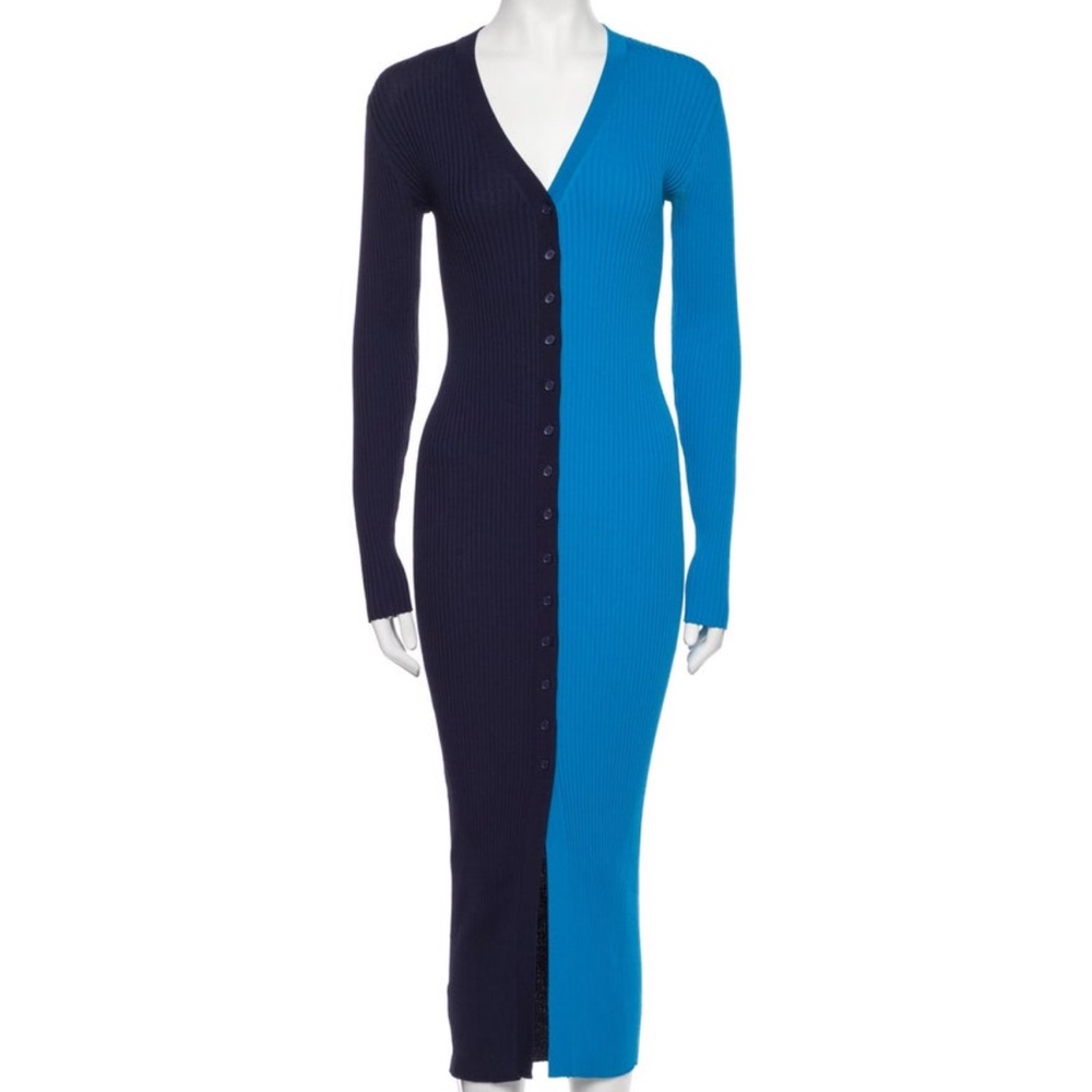 Staud Colorblock Sweater dress